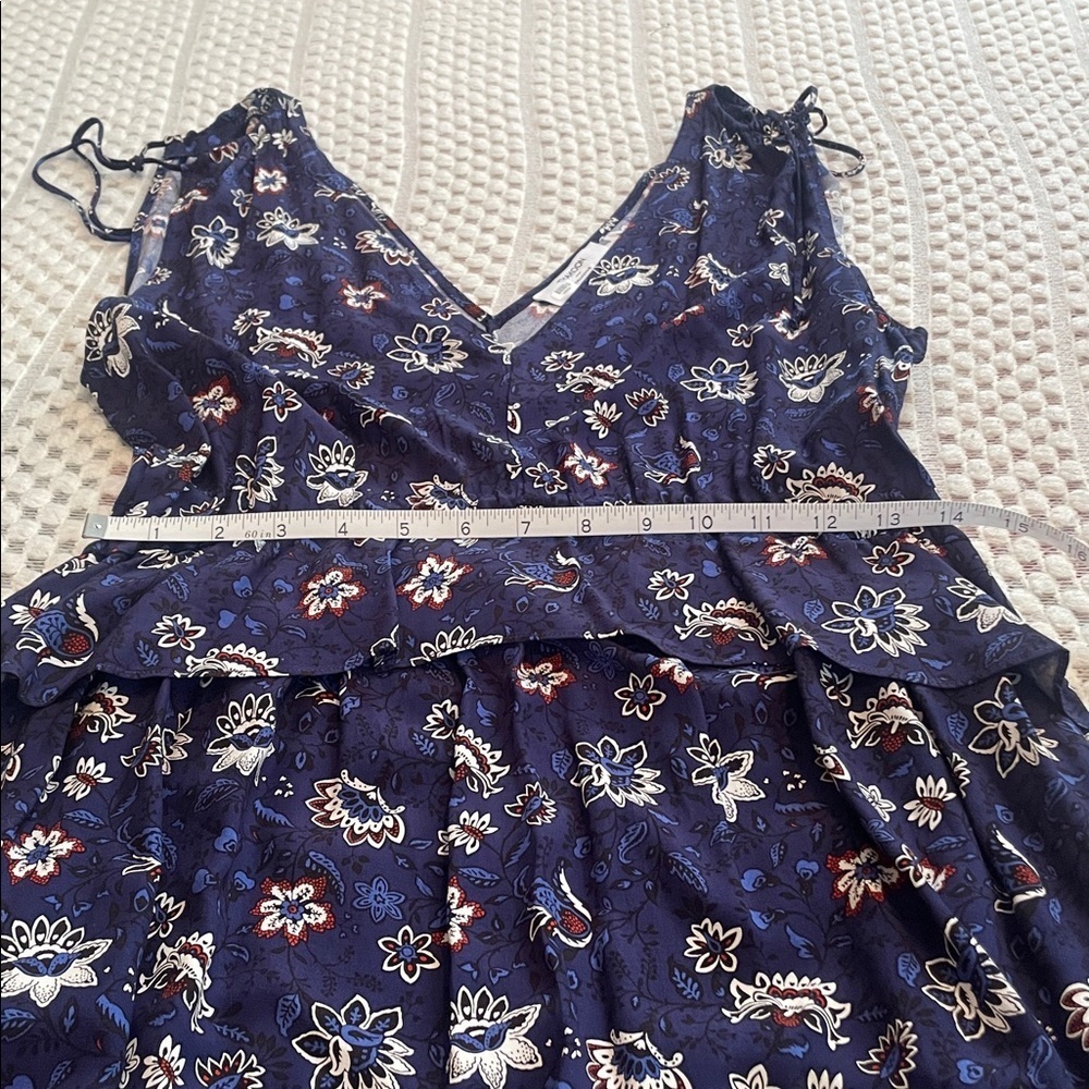 Thakoon Navy Lotus Printed Dress - Picture 7 of 16